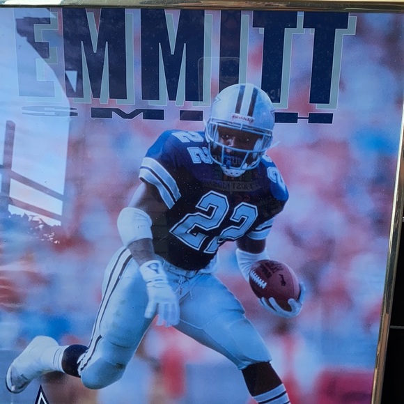 EMMITT SMITH #22 16x20” Portrait Dallas Cowboys NFL Football 1992 Starline - Picture 6 of 6